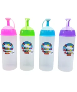 1105 ขวดซอสเล็ก สีใส ธารทิพย์ (24 โหลๆ ละ 100)