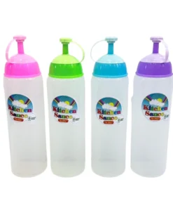 1106 ขวดซอสกลาง สีใส ธารทิพย์ (12 โหลๆ ละ 165)