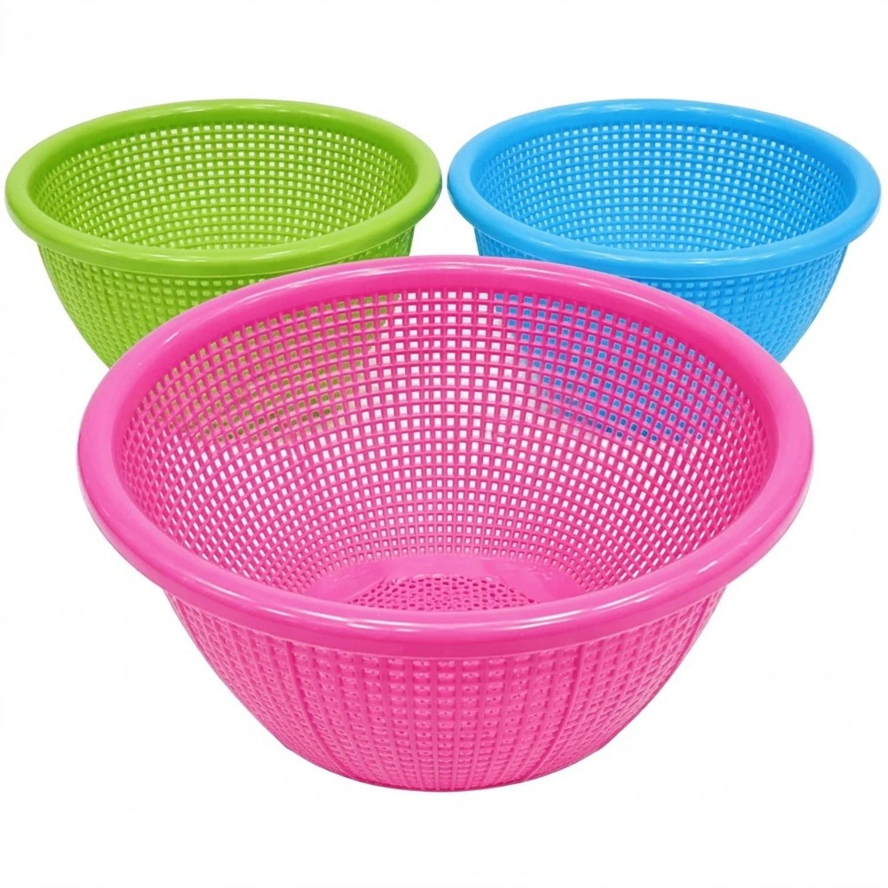 125/2 กระบุงชวนชื่นกลาง สีหวานสด ไม่มีฝา BIGONE (ห่อละ 18 โหล)