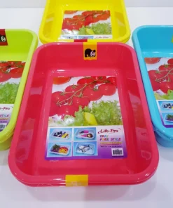 T201 ถาดเอนกประสงค์แพ็คคู่ 17.4x25x5.40 ซม. CP (8 โหลๆ ละ 200)