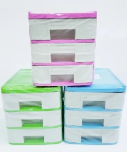 2018 ลิ้นชัก 3 ชั้น สีหวาน (6 โหลๆ ละ 200)