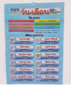 สื่อการสอนวันเดือนปี ทึบ