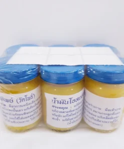 ยาหม่องโอสถทิพย์ (วัดโพธิ์) สีเหลือง 50 กรัม (แพ็คละ 6 ขวด) (5 แพ็คๆ ละ 80)