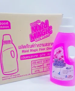 น้ำยาถูพื้น MATE MAGIC ชนิดขวด 450 ml. ชมพู (1 โหล/ลัง)