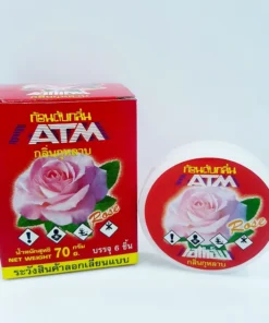 ATM กล่องใหญ่ 70 กรัม กลิ่นกุหลาบ (6 ชิ้น/กล่อง)