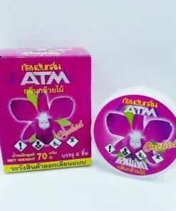 ATM กล่องใหญ่ 70 กรัม กลิ่นกล้วยไม้ (6 ชิ้น/กล่อง)