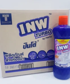 น้ำยาล้างห้องน้ำ INW ขวด 500 ml  สีม่วง (1 โหล/ลัง)