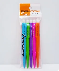 OG05 ปากกาลูกลื่นน้ำเงินด้ามแฟนซี แพ็ค 5 ชิ้น PENCOM