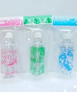 ขวดปั๊มใส 450 ML พิมพ์ลาย