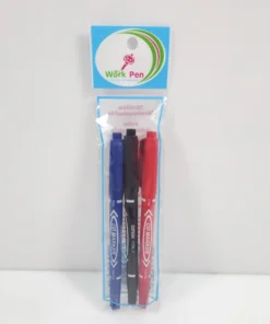 ปากกาเขียนซีดี น้ำเงิน+ดำ+แดง WORKPEN