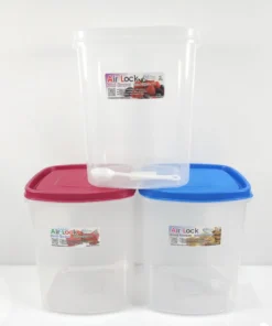 254 กระปุกฝานิ่ม เหลี่ยม 3.2 ลิตร COOK (8 โหลๆ ละ 205)