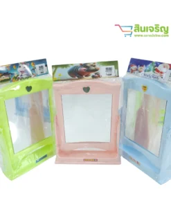 4005P กระจกตั้งโต๊ะใหญ่ สีพาสเทล (10 โหลๆ ละ 215)
