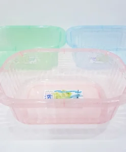 B-597 กะละมังเหลี่ยมเกร็ดเพชร CP (4 โหลๆ ละ 210)