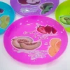 985 ถาดกลมลายฟรุ๊ตตี้ สีใส ธารทิพย์ (12 โหลๆ ละ 200)