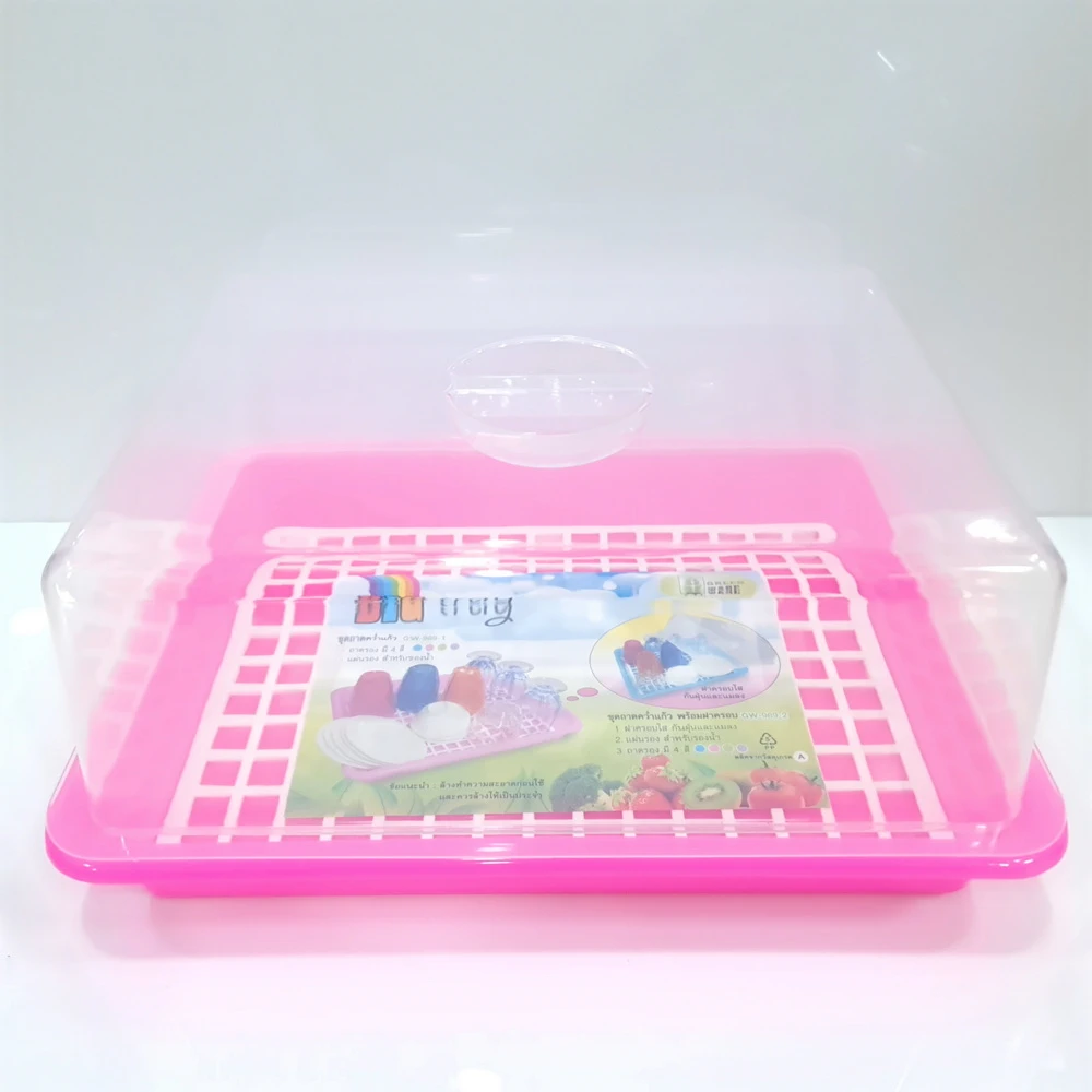 989-2 ถาดคว่ำแก้วฝาครอบ ธารทิพย์