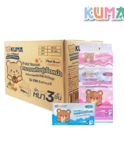 Alternative view of เช็ดหน้า KUMA 230 แผ่น (40 ชิ้น/ลัง)