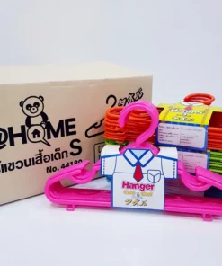 S10 ไม้แขวนเสื้อเด็กเล็กแพ็ค 10 ชิ้น (12 แพ็ค/กล่อง) (6 กล่อง/มัด)
