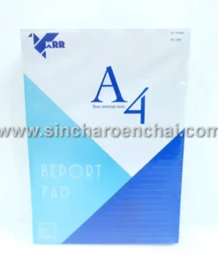สมุดรีพอร์ตปกมันคละสี 55 แกรม 50 แผ่น