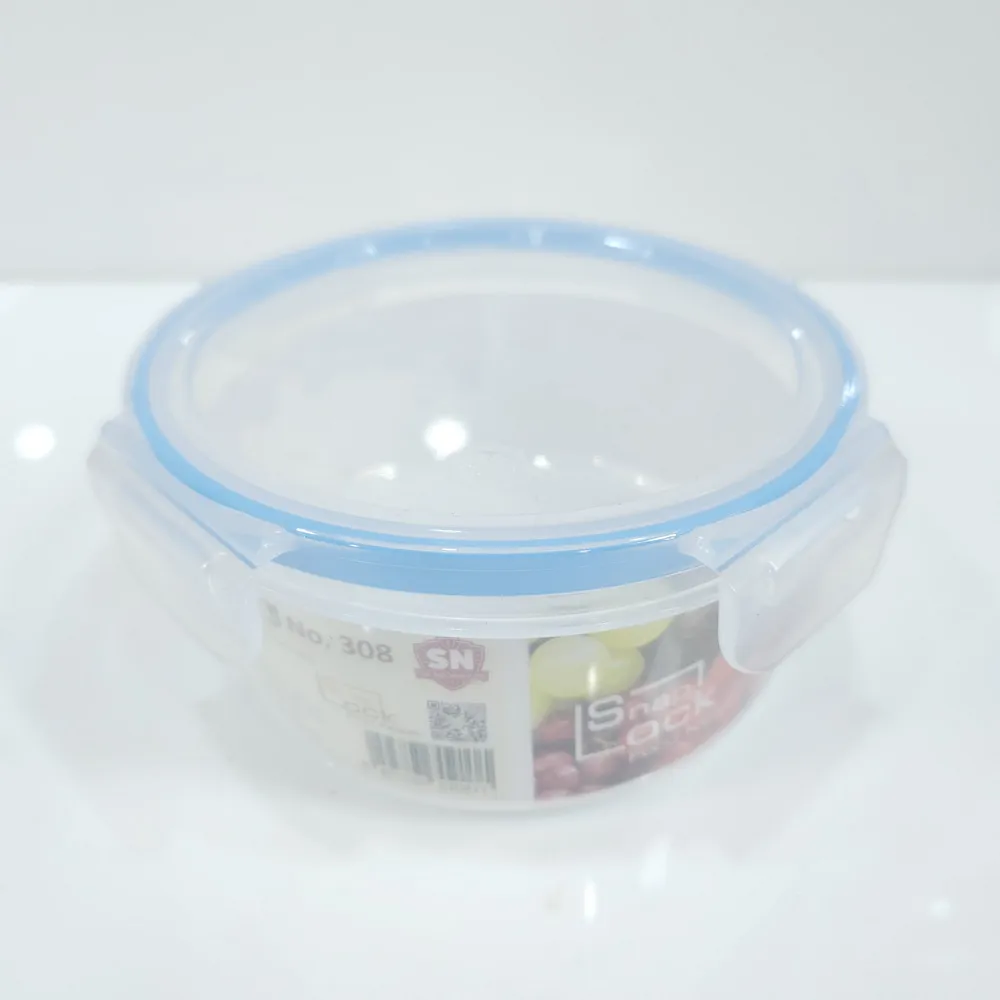 308 กล่องกลม Snap Lock 850 ml. SN (4 โหลๆ ละ 210)