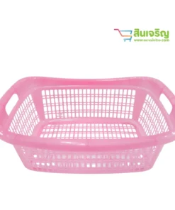 915A ตะแกรงเหลี่ยมซากุระ สีใส 43.5x56x22.5 ซม. SN (2 โหลๆ ละ 900)