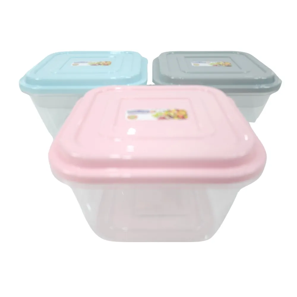 9163 กล่องเหลี่ยม 2.8 ลิตร 19.5x21x11.5 ซม. สหชัย (4 โหลๆ ละ 225)