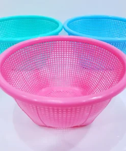 125/2 กระบุงชวนชื่นกลาง สีหวานสด ไม่มีฝา BIGONE (ห่อละ 18 โหล)
