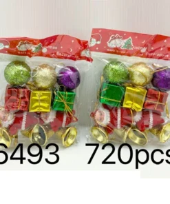 6493 ของประดับตกแต่งปีใหม่ คละแบบ