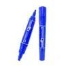 ปากกาเคมี 2 หัวตราช้าง สีน้ำเงิน (5 โหลๆ ละ 100)