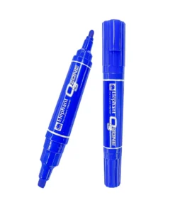 ปากกาเคมี 2 หัวตราช้าง สีน้ำเงิน (5 โหลๆ ละ 100)