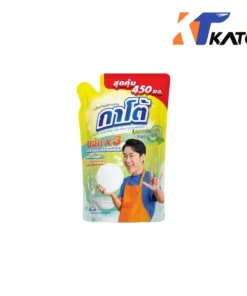น้ำยาล้างจานถุง 450 ml. กาโต้ กลิ่นเลมอน (2 โหล/ลัง)
