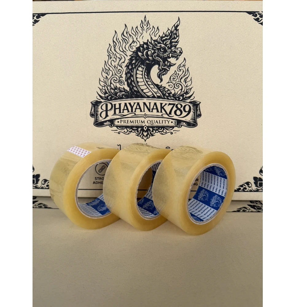 เทป OPP 48 มม. ยาว 100y PHAYANAK ใส (6 ม้วน/แพ็ค) (12 แพ็คๆ ละ 96)