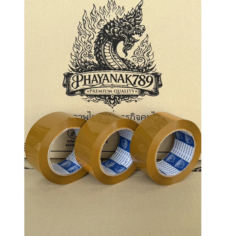เทป OPP 48 มม. ยาว 100y PHAYANAK ทึบ (6 ม้วน/แพ็ค) (12 แพ็คๆ ละ 96)